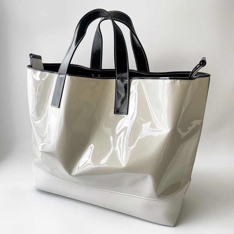 glossy chic tote